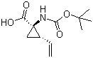 (1S,2S)-1-(tert-butoxycarbonylamino)-2-vinylcyclopropanecarboxylic acidStructure,259221-77-7Structure (1S,2S)-1-(tert-butoxycarbonylamino)-2-vinylcyclopropanecarboxylic acid Structure,259221-77-7Structure