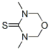 3,5-Dimethyl-perhydro-1,3,5-oxadiazine-4-thioneStructure,25952-35-6Structure 3,5-Dimethyl-perhydro-1,3,5-oxadiazine-4-thione Structure,25952-35-6Structure