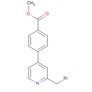 Methyl 4-(2-bromomethylpyridin-4-yl)benzoateStructure,259807-72-2Structure Methyl 4-(2-bromomethylpyridin-4-yl)benzoate Structure,259807-72-2Structure