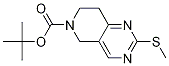 2-(甲基硫代)-7,8-二氫吡啶并[4,3-d]嘧啶-6(5h)-羧酸叔丁酯結(jié)構(gòu)式_259809-78-4結(jié)構(gòu)式