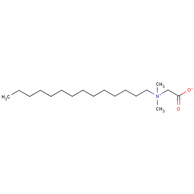 N-(Carboxymethyl)-N,N-dimethyl-1-Tetradecanaminium inner saltStructure,2601-33-4Structure N-(Carboxymethyl)-N,N-dimethyl-1-Tetradecanaminium inner salt Structure,2601-33-4Structure