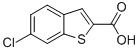6-Chloro-1-benzothiophene-2-carboxylic acidStructure,26018-73-5Structure 6-Chloro-1-benzothiophene-2-carboxylic acid Structure,26018-73-5Structure