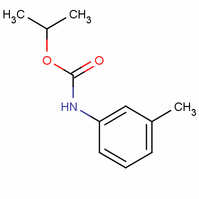 N-(間甲苯)氨基甲酸異丙酯結構式_2610-63-1結構式