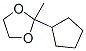1,3-Dioxolane, 2-cyclopentyl-2-methyl-Structure,26163-02-0Structure 1,3-Dioxolane, 2-cyclopentyl-2-methyl- Structure,26163-02-0Structure