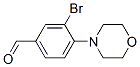 3-Bromo-4-(N-morpholino)benzaldehyde Structure,263349-24-2Structure