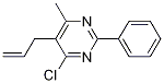 5-Allyl-4-chloro-6-methyl-2-phenylpyrimidineStructure,263352-13-2Structure 5-Allyl-4-chloro-6-methyl-2-phenylpyrimidine Structure,263352-13-2Structure