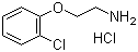 Ethanamine, 2-(2-chlorophenoxy)-, hydrochloride (1:1)Structure,26378-54-1Structure Ethanamine, 2-(2-chlorophenoxy)-, hydrochloride (1:1) Structure,26378-54-1Structure
