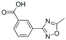 3-(5-Methyl-1,2,4-oxadiazol-3-yl)benzoic acidStructure,264264-32-6Structure 3-(5-Methyl-1,2,4-oxadiazol-3-yl)benzoic acid Structure,264264-32-6Structure