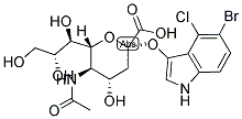 5-Bromo-4-chloroindol-3-yl-5-acetamido-3,5-dideoxy-alpha-d-glycero-d-galacto 2-nonulopyranosidonic acid ammoniumStructure,265979-52-0Structure 5-Bromo-4-chloroindol-3-yl-5-acetamido-3,5-dideoxy-alpha-d-glycero-d-galacto 2-nonulopyranosidonic acid ammonium Structure,265979-52-0Structure
