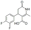 4-(3,4-Difluorophenyl)-1,4,5,6-tetrahydro-2-methyl-6-oxo-3-pyridinecarboxylic acidStructure,265985-98-6Structure 4-(3,4-Difluorophenyl)-1,4,5,6-tetrahydro-2-methyl-6-oxo-3-pyridinecarboxylic acid Structure,265985-98-6Structure