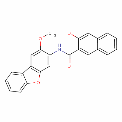 3-Hydroxy-n-(2-methoxydibenzofuran-3-yl)-2-naphthamideStructure,2672-81-3Structure 3-Hydroxy-n-(2-methoxydibenzofuran-3-yl)-2-naphthamide Structure,2672-81-3Structure