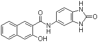 N-(2,3-Dihydro-2-oxo-1H-benzimidazol-5-yl)-3-hydroxy-2-naphthalenecarboxamideStructure,26848-40-8Structure N-(2,3-Dihydro-2-oxo-1H-benzimidazol-5-yl)-3-hydroxy-2-naphthalenecarboxamide Structure,26848-40-8Structure