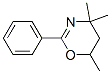 5,6-Dihydro-2-phenyl-4,4,6-trimethyl-1,3(4H)-oxazineStructure,26939-21-9Structure 5,6-Dihydro-2-phenyl-4,4,6-trimethyl-1,3(4H)-oxazine Structure,26939-21-9Structure