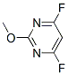 Pyrimidine, 4,6-difluoro-2-methoxy- (8ci,9ci)Structure,27078-75-7Structure Pyrimidine, 4,6-difluoro-2-methoxy- (8ci,9ci) Structure,27078-75-7Structure