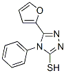 5-Furan-2-yl-4-phenyl-4H-[1,2,4]triazole-3-thiol Structure,27106-16-7Structure