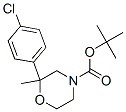 4-BOC-2-(4-chlorophenyl)-2-methylmorpholineStructure,271245-35-3Structure 4-BOC-2-(4-chlorophenyl)-2-methylmorpholine Structure,271245-35-3Structure