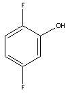 2,5-二氟苯酚結(jié)構(gòu)式_2713-31-7結(jié)構(gòu)式