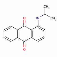 1-(異丙基氨基)蒽醌結構式_27354-18-3結構式