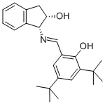 (1R,2s)-1-((e)-(3,5-二-叔丁基-2-羥基亞芐基)氨基)-2,3-二氫-1H-茚-2-醇結構式_275374-67-9結構式