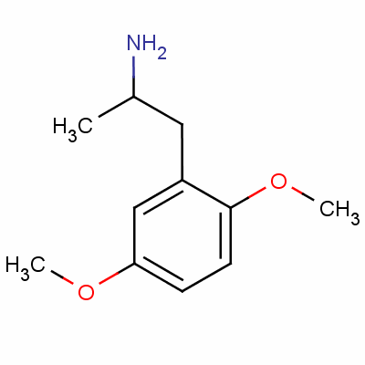 1-(2,5-Dimethoxyphenyl)propan-2-amine hydrochlorideStructure,2801-68-5Structure 1-(2,5-Dimethoxyphenyl)propan-2-amine hydrochloride Structure,2801-68-5Structure
