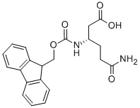 Hexanoic acid, 6-amino-3-[[(9H-fluoren-9-ylmethoxy)carbonyl]amino]-6-oxo-, (3S)- Structure,283160-17-8Structure