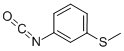 3-(Methylthio)phenyl isocyanate Structure,28479-19-8Structure