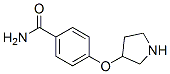 4-(Pyrrolidin-3-yloxy)benzamideStructure,28490-66-6Structure 4-(Pyrrolidin-3-yloxy)benzamide Structure,28490-66-6Structure
