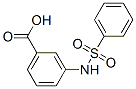3-Benzenesulfonylaminobenzoic acidStructure,28547-15-1Structure 3-Benzenesulfonylaminobenzoic acid Structure,28547-15-1Structure