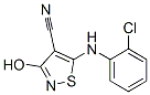 5-(2-Chloroanilino)-3-hydroxyisothiazole-4-carbonitrileStructure,287196-71-8Structure 5-(2-Chloroanilino)-3-hydroxyisothiazole-4-carbonitrile Structure,287196-71-8Structure