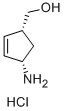 (1R,4S)-4-Aminocyclopentene-1-methanol hydrochlorideStructure,287717-44-6Structure (1R,4S)-4-Aminocyclopentene-1-methanol hydrochloride Structure,287717-44-6Structure