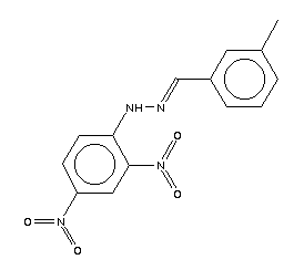M-tolualdehyde (dnph derivative)Structure,2880-05-9Structure M-tolualdehyde (dnph derivative) Structure,2880-05-9Structure