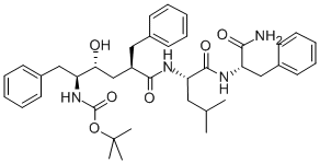 (5S)-(tert-butoxycarbonylamino)-6-phenyl-(4r)-hydroxy-(2r)-benzylhexanoyl)-l-leucyl-l-phenylalaninamideStructure,292632-98-5Structure (5S)-(tert-butoxycarbonylamino)-6-phenyl-(4r)-hydroxy-(2r)-benzylhexanoyl)-l-leucyl-l-phenylalaninamide Structure,292632-98-5Structure