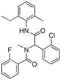 (9ci)-2-氯-n-(2-乙基-6-甲基苯基)-alpha-[(2-氟苯甲?；?甲基氨基]-苯乙酰胺結(jié)構(gòu)式_293763-37-8結(jié)構(gòu)式