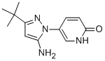 5-(5-Amino-3-(tert-butyl)-1H-pyrazol-1-yl)pyridin-2(1H)-oneStructure,294852-54-3Structure 5-(5-Amino-3-(tert-butyl)-1H-pyrazol-1-yl)pyridin-2(1H)-one Structure,294852-54-3Structure