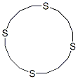 1,5,9,13-TetrathiacyclohexadecaneStructure,295-91-0Structure 1,5,9,13-Tetrathiacyclohexadecane Structure,295-91-0Structure