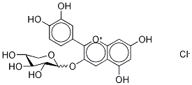 Cyanidin 3-xylosideStructure,29761-24-8Structure Cyanidin 3-xyloside Structure,29761-24-8Structure