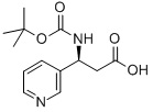 (S)-Boc-3-(3-pyridyl)-β-Ala-OHStructure,297773-45-6Structure (S)-Boc-3-(3-pyridyl)-β-Ala-OH Structure,297773-45-6Structure