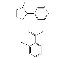 水楊酸化煙堿結(jié)構(gòu)式_29790-52-1結(jié)構(gòu)式