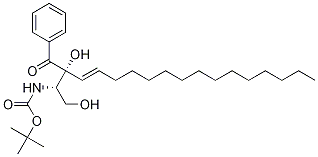 (2S,3r,4e)-3-benzoyl-2-tert-butyloxycarbonylamino-4-octadecen-1,3-diol Structure,299172-59-1Structure