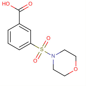 3-(嗎啉-4-基磺?；?苯甲酸結(jié)構(gòu)式_299181-75-2結(jié)構(gòu)式
