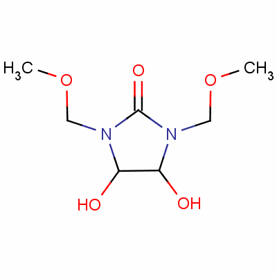 2-Imidazolidinone, 4,5-dihydroxy-1,3-bis(methoxymethyl)-Structure,3001-61-4Structure 2-Imidazolidinone, 4,5-dihydroxy-1,3-bis(methoxymethyl)- Structure,3001-61-4Structure