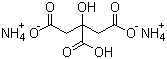 Ammonium citrate dibasic Structure,3012-65-5Structure