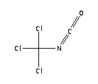 Trichloromethylisocyanate Structure,30121-98-3Structure