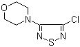 3-Chloro-4-morpholino-1,2,5-thiadiazoleStructure,30165-96-9Structure 3-Chloro-4-morpholino-1,2,5-thiadiazole Structure,30165-96-9Structure