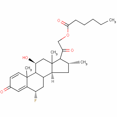 氟可龍己酸酯結(jié)構(gòu)式_303-40-2結(jié)構(gòu)式