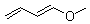 1-甲氧基-1,3-buta二ene結(jié)構(gòu)式_3036-66-6結(jié)構(gòu)式