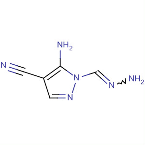1H-pyrazole-4-carbonitrile,5-amino-1-(hydrazonomethyl)-(9ci)Structure,30433-65-9Structure 1H-pyrazole-4-carbonitrile,5-amino-1-(hydrazonomethyl)-(9ci) Structure,30433-65-9Structure