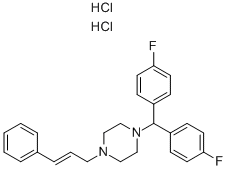 鹽酸氟桂利嗪結(jié)構(gòu)式_30484-77-6結(jié)構(gòu)式