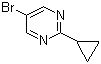 5-Bromo-2-cyclopropylpyrimidineStructure,304902-96-3Structure 5-Bromo-2-cyclopropylpyrimidine Structure,304902-96-3Structure
