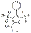 Methyl 3-(chlorosulfonyl)-4-phenyl-5-(trifluoromethyl)thiophene-2-carboxylateStructure,306935-98-8Structure Methyl 3-(chlorosulfonyl)-4-phenyl-5-(trifluoromethyl)thiophene-2-carboxylate Structure,306935-98-8Structure